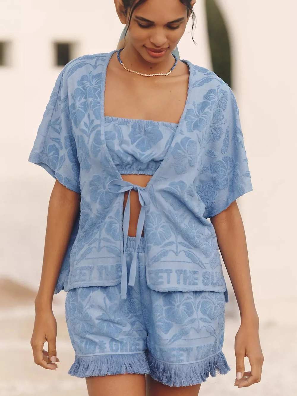 Anthropologie Celandine Terry Jacket